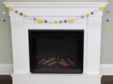 Lavender Lemonade Felt Ball Garland