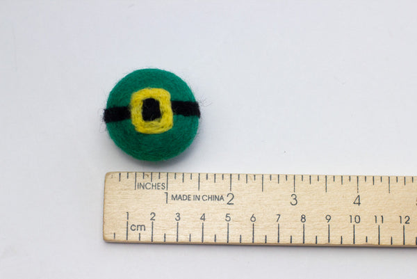 St. Patrick's Day Ornaments- Leprechaun Buckle Balls