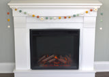 Bumble Bee & Daisy Felt Garland- Earth Tones