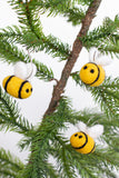 Felt Bumble Bee Ornaments