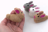 Spring Bunny Easter Ornaments- Set of 3