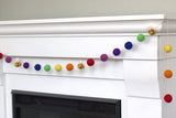 Bumble Bee Felt Garland- Rainbow