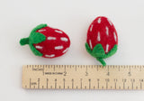 Felt Strawberry Ornaments