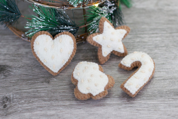 Gingerbread Sugar Cookies- SET OF 4