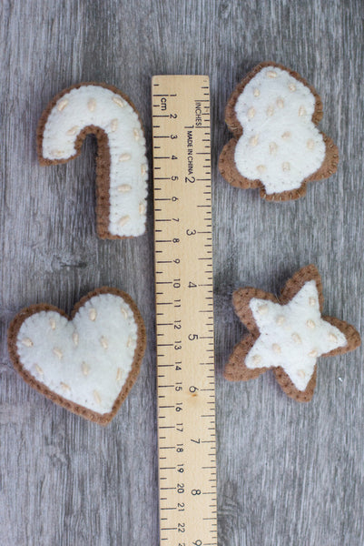 Gingerbread Sugar Cookies- SET OF 4
