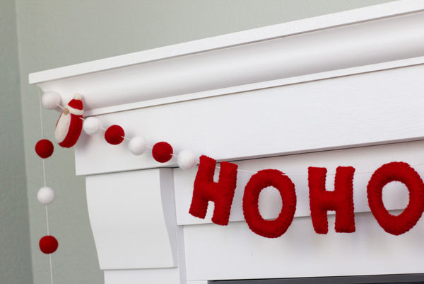Christmas HOHOHO Santa Claus Garland