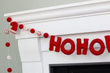 Christmas HOHOHO Santa Claus Hat Garland