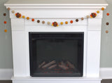 Thanksgiving Turkey Garland- Brown, Orange