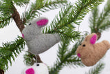 Spring Bunny Easter Ornaments- Set of 3