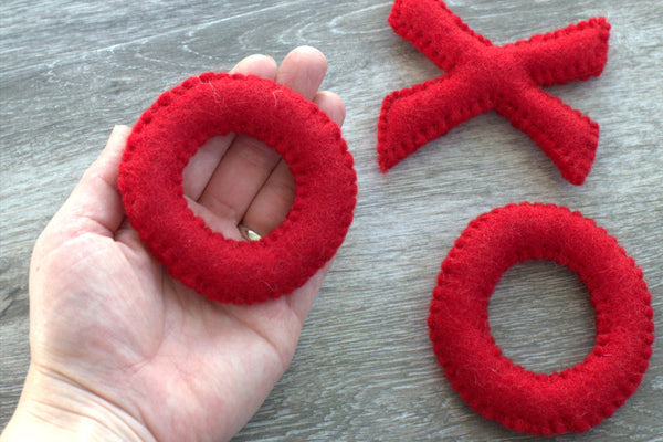 Valentine's Day XOXO Stitched Letters