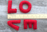 Valentine's Day LOVE Stitched Letters