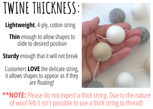 Santa Claus Felt Christmas Garland- Red Green White