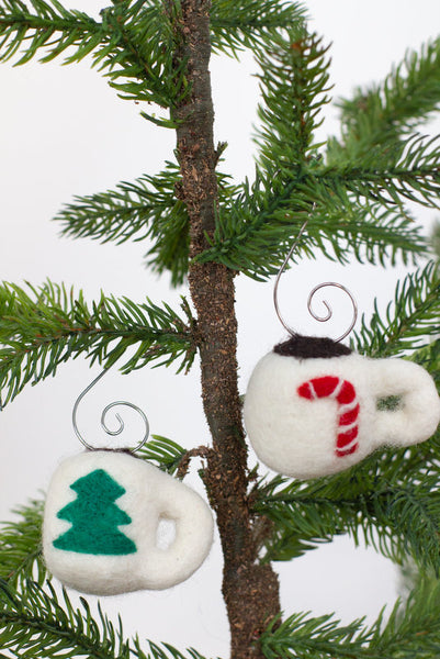 Christmas Tree Mug Ornaments- SET OF 2