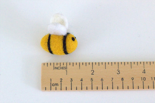 Felt Bumble Bee Ornaments