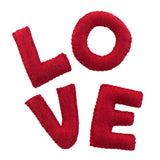 Valentine's Day LOVE Stitched Letters
