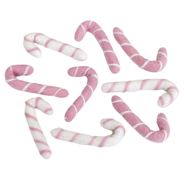 Candy Canes- Pink, White