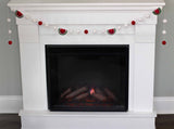 Watermelon Felt Ball Garland- Red, Green, White