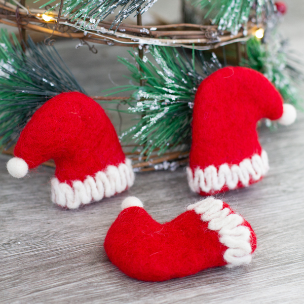 Felt Santa Claus Hats