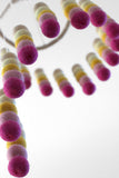 Spiral Felt Ball Mobile- Pink, Yellow