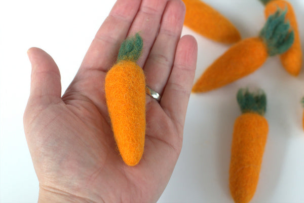 Felt Carrots