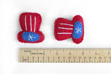 Uncle Sam Hat- SET OF 1 or 3- 2.25" - 100% Wool