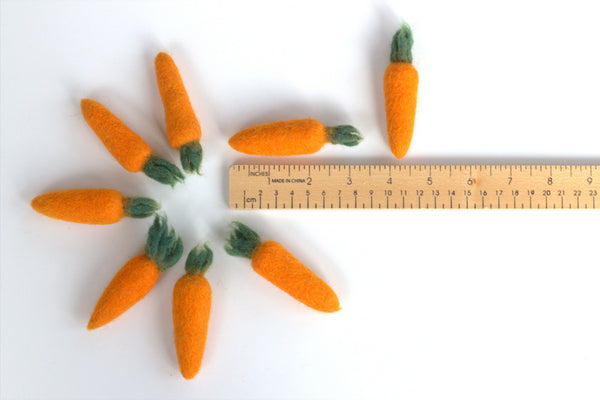 Felt Carrots