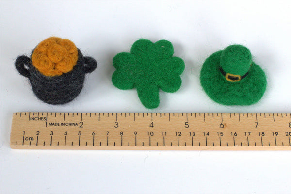 Pot of Gold Felt St. Patrick's Day Shapes