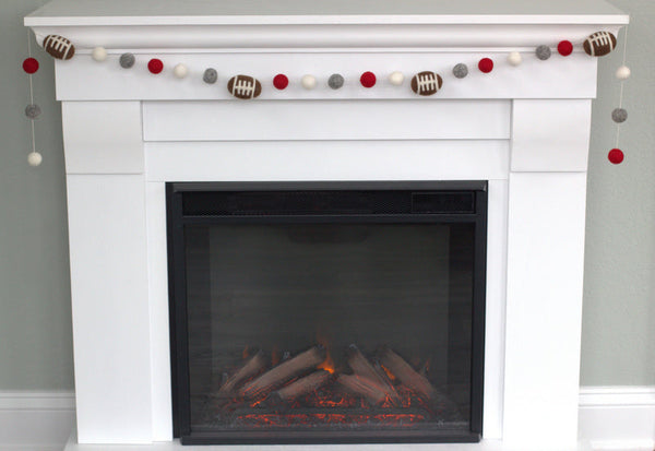 Custom Football Garland- PICK YOUR COLORS