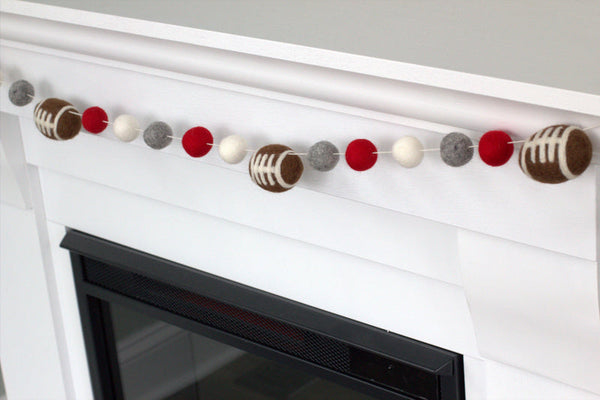Custom Football Garland- PICK YOUR COLORS