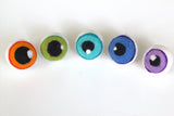 Felt Halloween Eyeballs