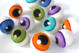 Felt Halloween Eyeballs