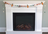 Bunny & Carrot Easter Garland- Teals & Peaches