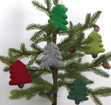Felt Christmas Tree Ornaments- PICK YOUR COLORS
