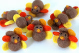 Thanksgiving Turkey Felt Shapes