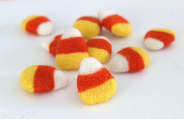 Candy Corn Felt Shapes
