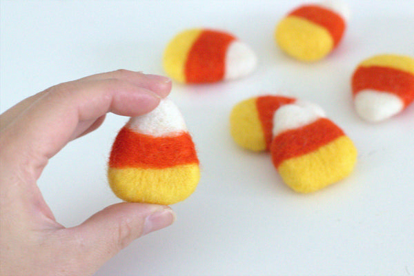 Candy Corn Felt Shapes