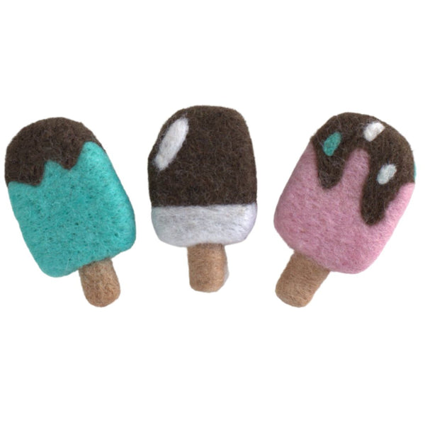 Felt Popsicles- SET OF 3