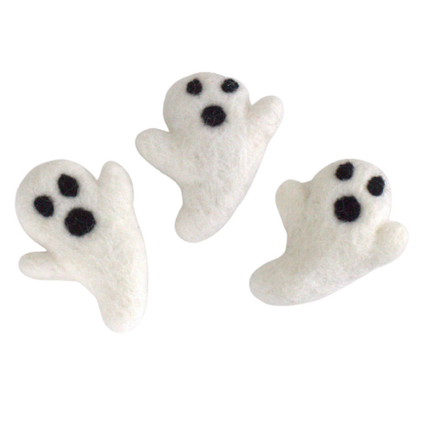 Felt Halloween Ghosts
