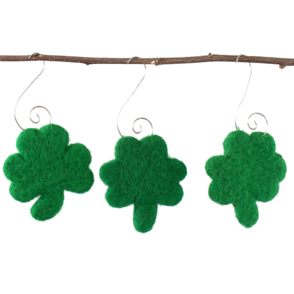 St. Patrick's Day Shamrock Ornaments