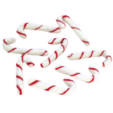 Candy Canes- White with Red Stripes