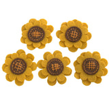 Wool Felt Sunflowers