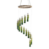 Spiral Felt Ball Mobile- Shades of Green
