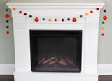 Felt Pumpkin Garland- Jewel Tones