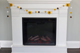Felt Sunflower Garland - Yellow/Brown