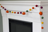 Felt Pumpkin Garland- Jewel Tones