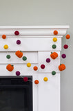 Felt Pumpkin Garland- Jewel Tones