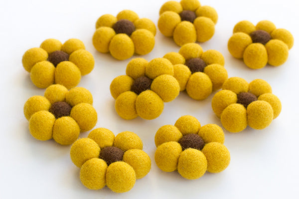 Felt Sunflower Shapes