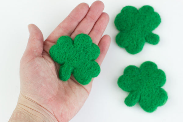 Felt Shamrocks- St. Patrick's Day
