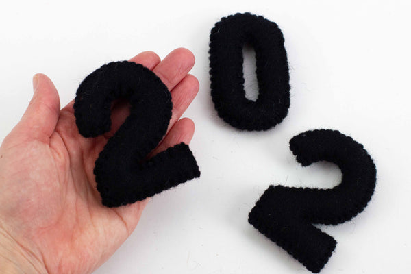 2025 Graduation Shapes- Choose from "2025" Number Set and Mortar Board Caps with Tassels