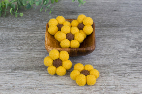 Felt Sunflower Shapes